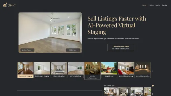Stager AI - One Click Home Virtual Staging and Photo Editing Tool
