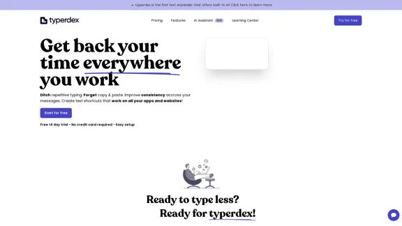 Typerdex - 為您和您的團隊提供最佳的預設回覆應用程式！