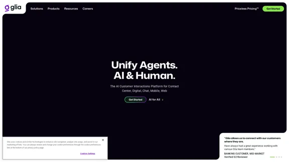Glia - Soluciones de software para centros de contacto con IA