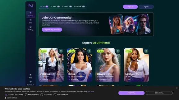 Infatuated.AI - 現在創建您的 AI 女友進行即時聊天