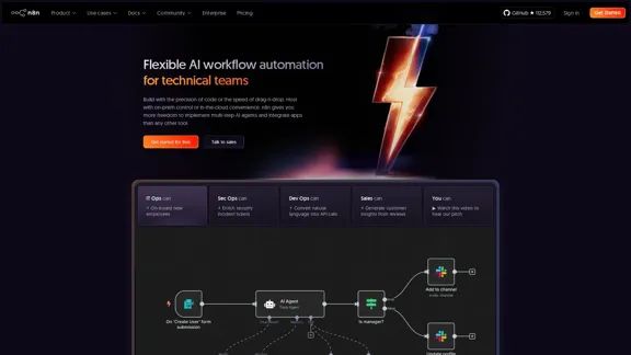 n8n - Logiciels et outils puissants d'automatisation des flux de travail