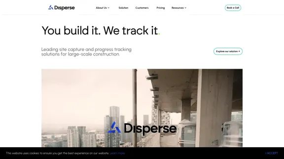 Disperse - Captura de Sitios en 360° y Seguimiento de Progreso Asistido por IA