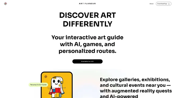 Art Flâneur - Art Discovery App for Cultural Tourism and Galleries