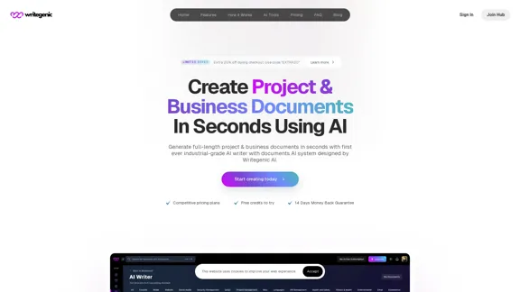Writegenic AI - AI for Generating Documents