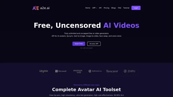 a2e.ai - Create realistic AI avatars that can lip sync, clone voices, and turn text into engaging videos.