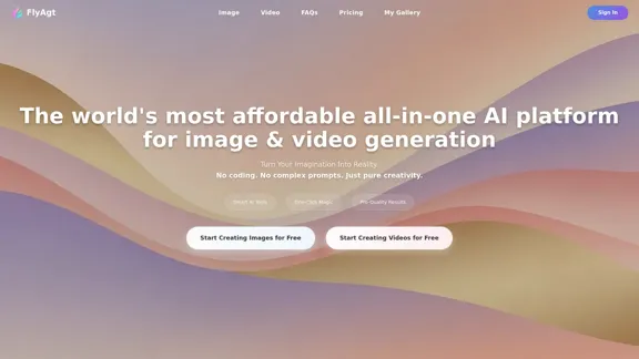 FlyAgt - AI Image and Video Creation Platform