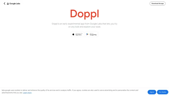 Doppl - Экспериментальное приложение от Google Labs для изучения вашего стиля