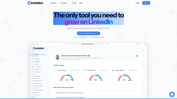 Instation - Outil de croissance LinkedIn