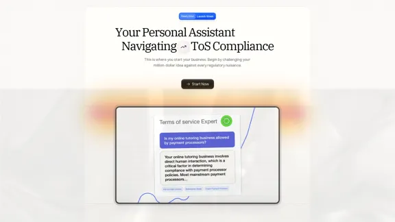 ToS Expert - 免费个人助手，确保您的商业想法符合规定
