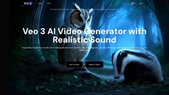 Veo 3 - Googleによって提供されるAIビデオジェネレーター
