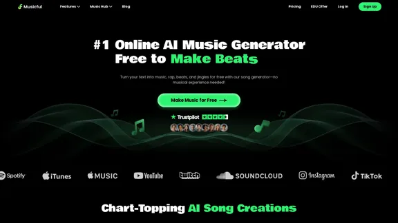 Musicful - Online AI Music Generator for Free Use Songs