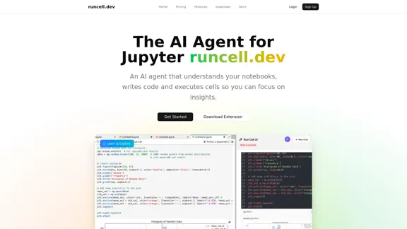 Jupyter AI Agent - Run cell