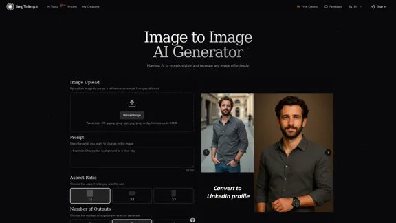 Image to Image AI - Free AI Image Generator from an Image