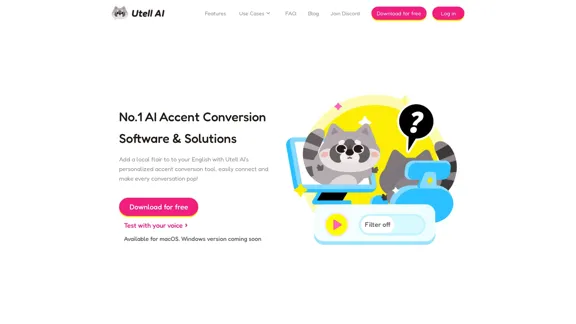 Utell AI - Solutions for real-time accent conversion to enhance global communication Utell AI - Solutions for real-time accent conversion to enhance global communication