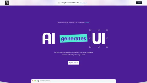 AIUI.me - Captura de tela para código