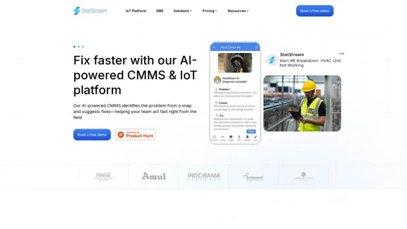 StatStream - An AI-Driven Solution for Maintenance and Asset Management in Hotels, Facilities, and Industries