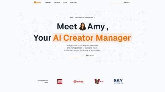Uplodio - The First AI Influencer Management Tool