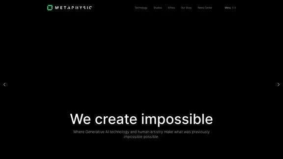 Metaphysic.ai - Transforming Hollywood with AI for Entertainment