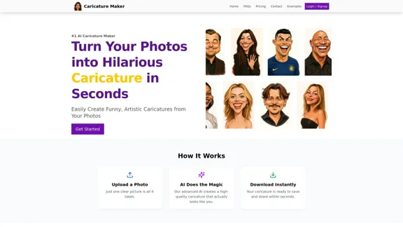 Caricature Maker - Создайте карикатуру из ваших фотографий