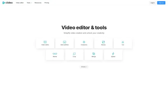 Clideo - Herramientas de Video en Línea