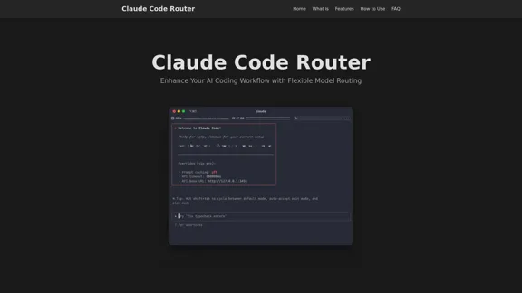 Claude Code Router - Улучшите свой рабочий процесс программирования с ИИ