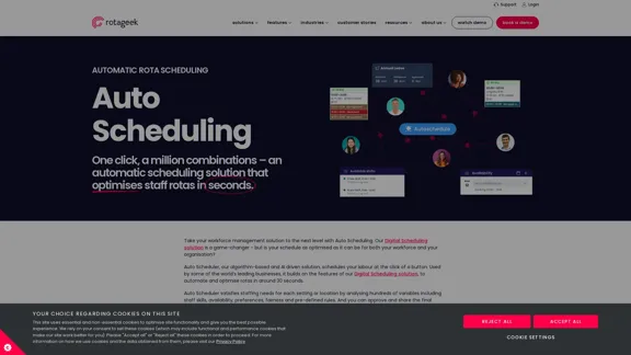 Rotageek - AI-Powered Automated Scheduling Tool