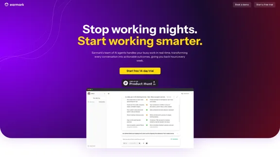 Earmark - 产品经理：停止熬夜。开始更聪明地工作。