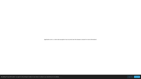 Application Error - A problem has occurred on the client side.