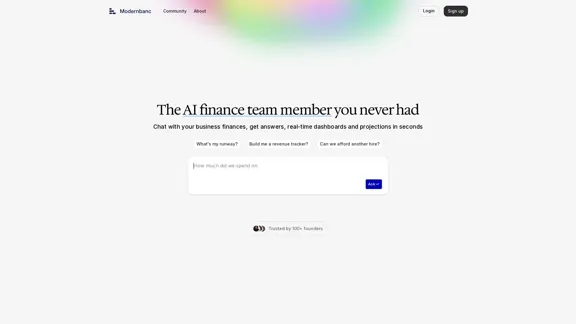 Modernbanc - 适合初创企业和公司的现代在线会计软件