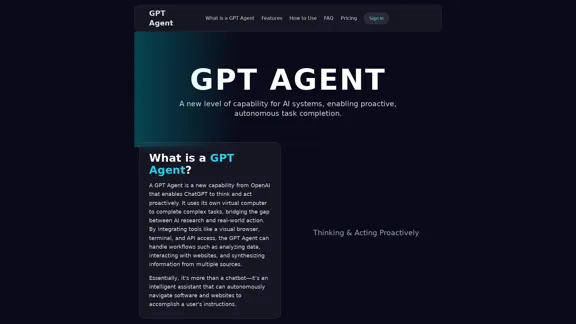 GPT Agent - The Future of AI-Driven Automation