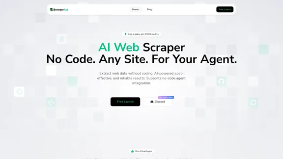 BrowserAct - AI网页抓取工具。无需编码。适用于任何网站。为您的代理服务。 BrowserAct - AI网页抓取工具。无需编码。适用于任何网站。为您的代理服务。