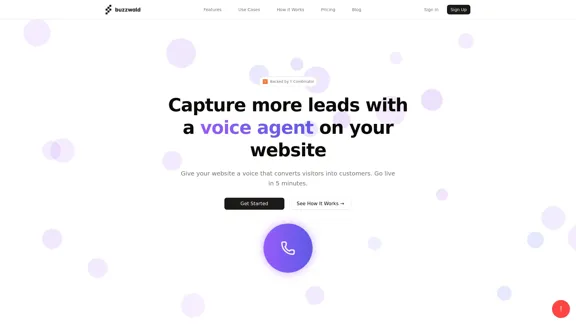 Buzzwald - Agentes de Voz AI para o seu Negócio Buzzwald - Agentes de Voz AI para o seu Negócio