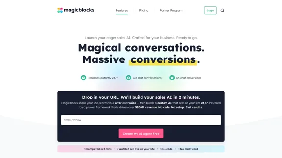 MagicBlocks - Невероятно хорошие AI-продажные агенты для сайтов