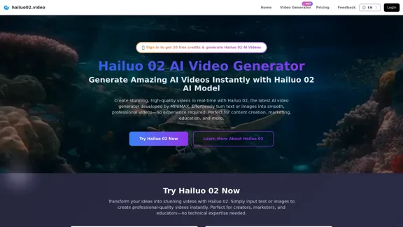 Hailuo 02 AI Video Generator - Simplifying AI video creation