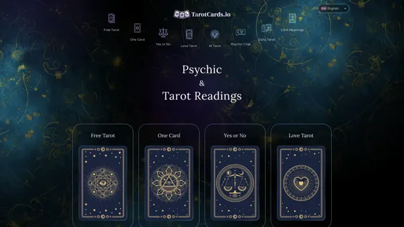 TarotCards.io - Free Tarot and Psychic Readings Using AI