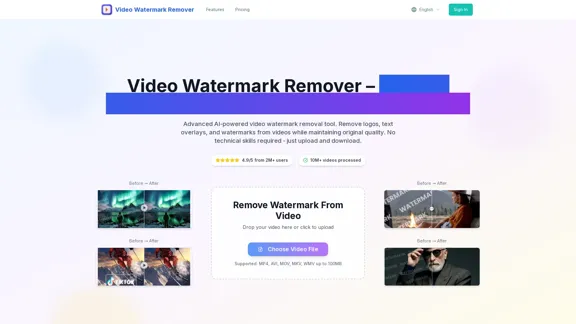 Video Watermark Remover - Remove Watermark from Video Online for Free