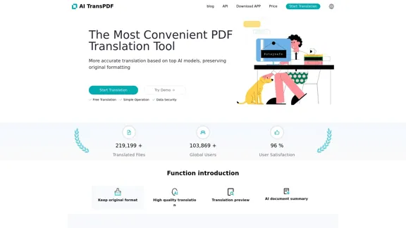 AI Document Translation - High-quality translation of different types of documents