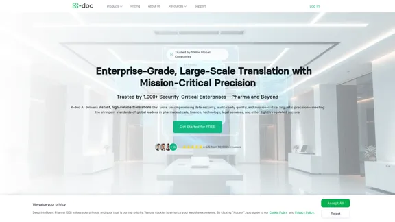 X-doc AI - Providing Accuracy in Translating Large Technical Documents