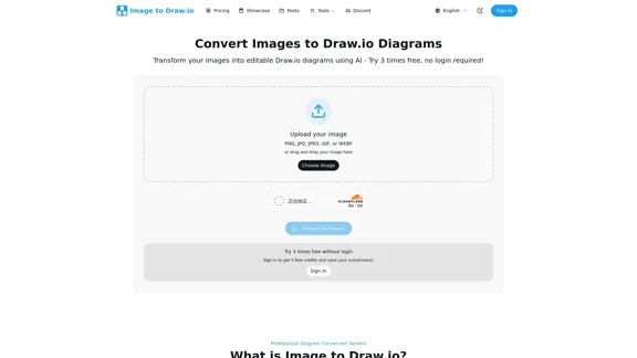 Image to Draw.io Converter - Transformez des captures d'écran et des diagrammes en 10 secondes