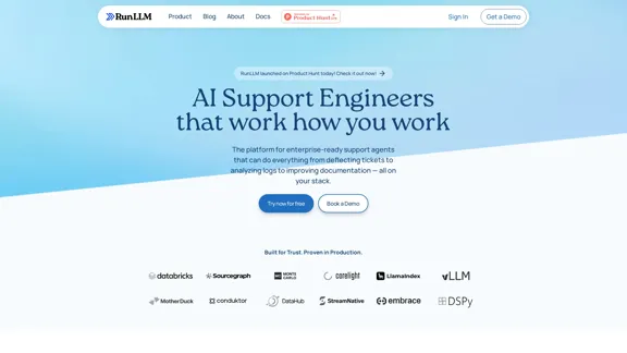 RunLLM - Agentes de soporte técnico listos para empresas