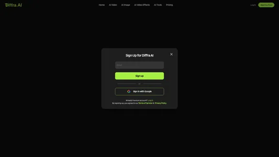 Diffra AI - All-in-One KI-Videoerstellungsplattform