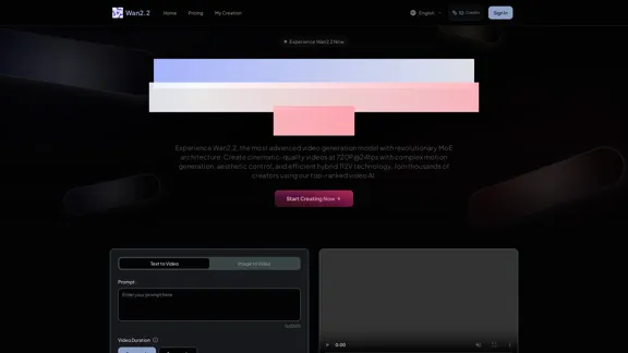 Wan2.2 - Generador de Video AI