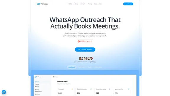 Whappy - Automação de WhatsApp com IA para qualificação de leads