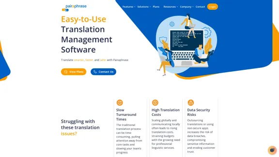 Pairaphrase - User-Friendly Translation Management Software
