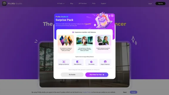 PicMa - Mejorador de calidad de fotos AI con un solo clic