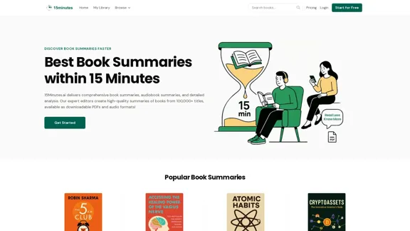 15Minutes - Book Summaries & Analysis PDF – More than 5000 Books