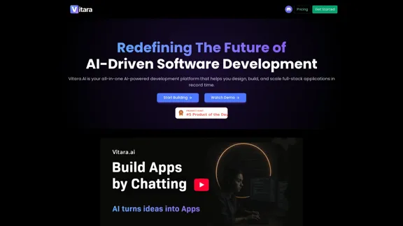 Vitara AI - Create Software Products Using Vibe Coding