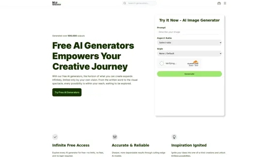 WizGenerator - Innovate Freely with AI Generators WizGenerator - Innovate Freely with AI Generators