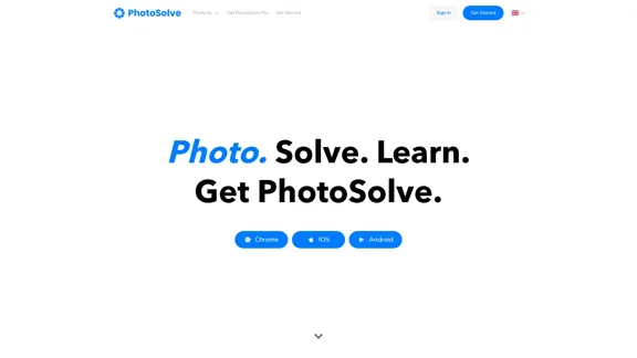 PhotoSolve - 掃描並解決任何問題