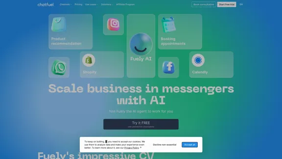 Chatfuel Lite - Agentes de IA para vendas automatizadas